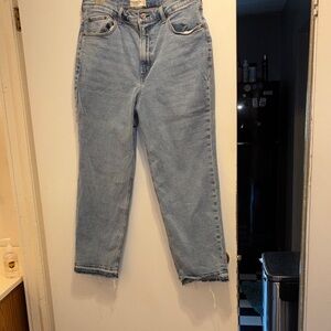 Abercrombie & Fitch Light Blue Ankle Jeans